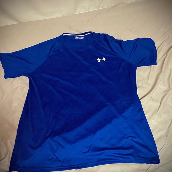 Under Armour Royal Blue Athletic Shirt - Picture 1 of 5